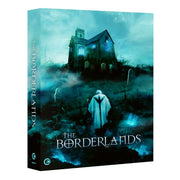 The Borderlands Limited Edition Blu-Ray with eerie church artwork and rigid slipcase