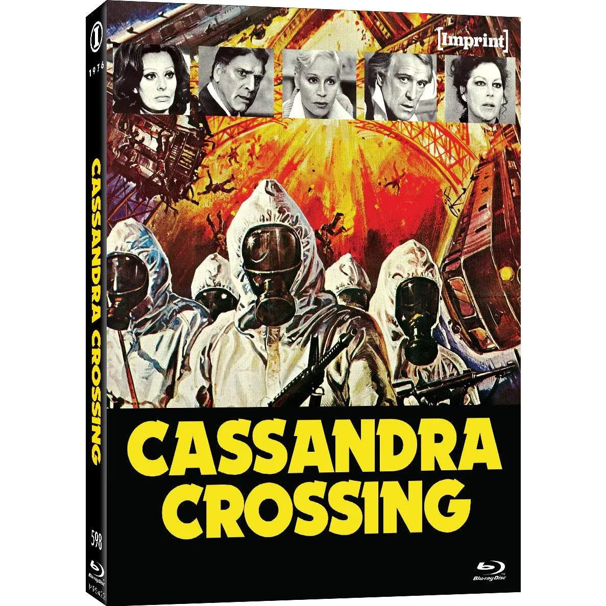 The Cassandra Crossing 1976 limited edition Blu-Ray slipcover with Imprint Films branding