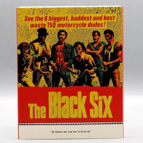 The Black Panther of Shaolin and The Black Six 2-disc Blu-Ray set with slipcover featuring vintage martial arts and biker films
