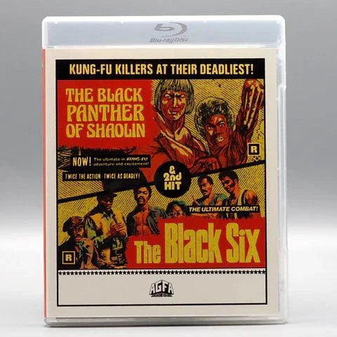 The Black Panther of Shaolin and The Black Six Blu-Ray double feature with slipcover by American Genre Film Archive