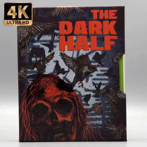 The Dark Half 4K UHD Blu-Ray with slipcase from Vinegar Syndrome.