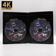 4K UHD and Blu-Ray discs of "The Dark Half" by Vinegar Syndrome with cover art, open case.