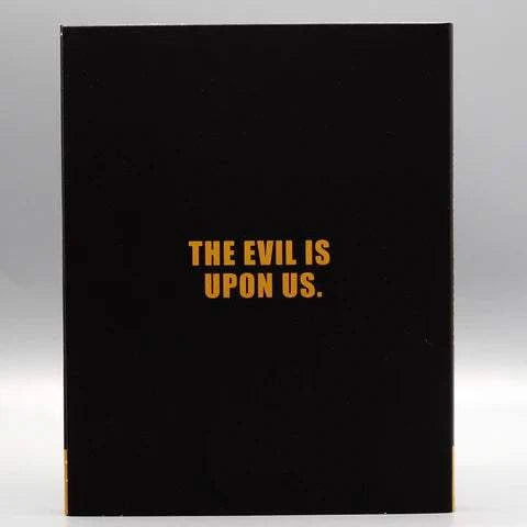 Dekanalog The Demon's Rook Blu-Ray limited edition slipcover with "The Evil Is Upon Us" text on black background