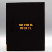 Dekanalog The Demon's Rook Blu-Ray limited edition slipcover with "The Evil Is Upon Us" text on black background