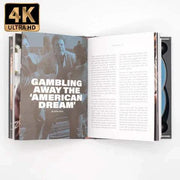 The Gambler 4K UHD limited edition mediabook open showing film article and disc tray