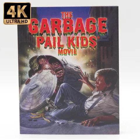 Vinegar Syndrome Ultra The Garbage Pail Kids Movie 4K UHD Blu-ray limited edition magnetic box and slipcover