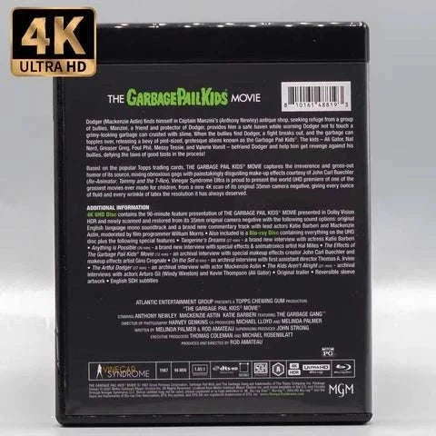 Vinegar Syndrome Ultra The Garbage Pail Kids Movie 4K UHD Blu-ray limited edition magnetic box slipcover