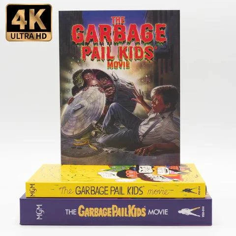 Vinegar Syndrome Ultra 4K UHD and Blu-Ray edition of The Garbage Pail Kids Movie with limited edition magnetic box and slipcover