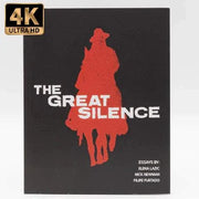 The Great Silence 4K UHD Blu-ray limited edition slipcase and slipcover with booklet and essays