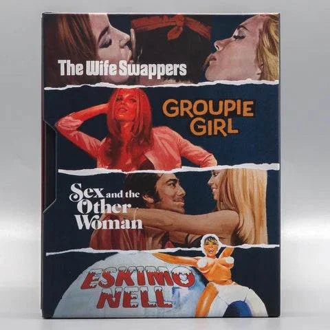 PRE-ORDER The Naughty World of Stanley Long limited edition 2-disc Blu-ray with slipcase and bonus content