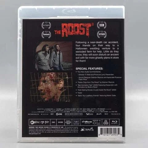The Roost Blu-Ray with limited edition slipcover by Glass Eye Pix pre-order cover art