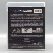 The Snow Creature Blu-Ray case back cover showing movie synopsis and special features details.