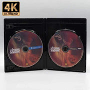 Vinegar Syndrome The Stendhal Syndrome 4K UHD and Blu-Ray limited edition slipcase set open showing discs