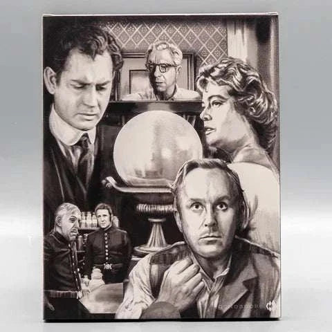 The Veil Blu-Ray limited edition slipcase cover art with black and white vintage character portraits