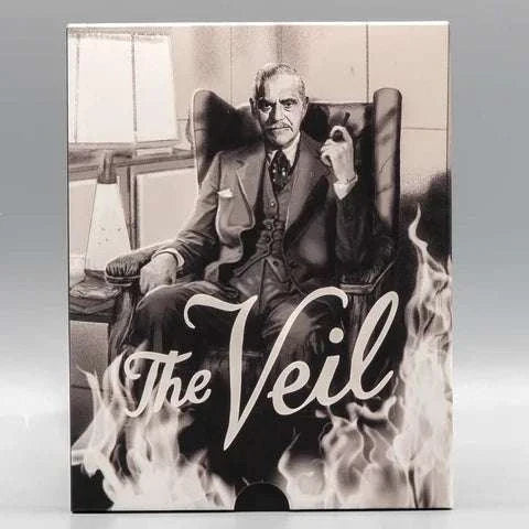 The Veil Blu-Ray limited edition slipcase featuring Boris Karloff in vintage black and white artwork
