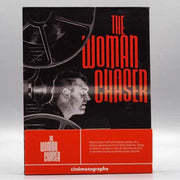 Cinématographe - The Woman Chaser Blu-Ray with slipcover featuring black and white film noir style cover and red text.