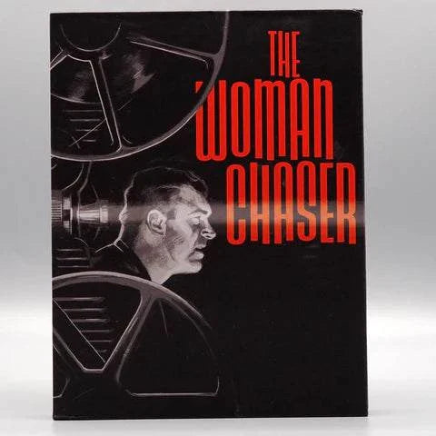 Cinématographe The Woman Chaser Blu-Ray slipcover with black and red vintage film noir design.