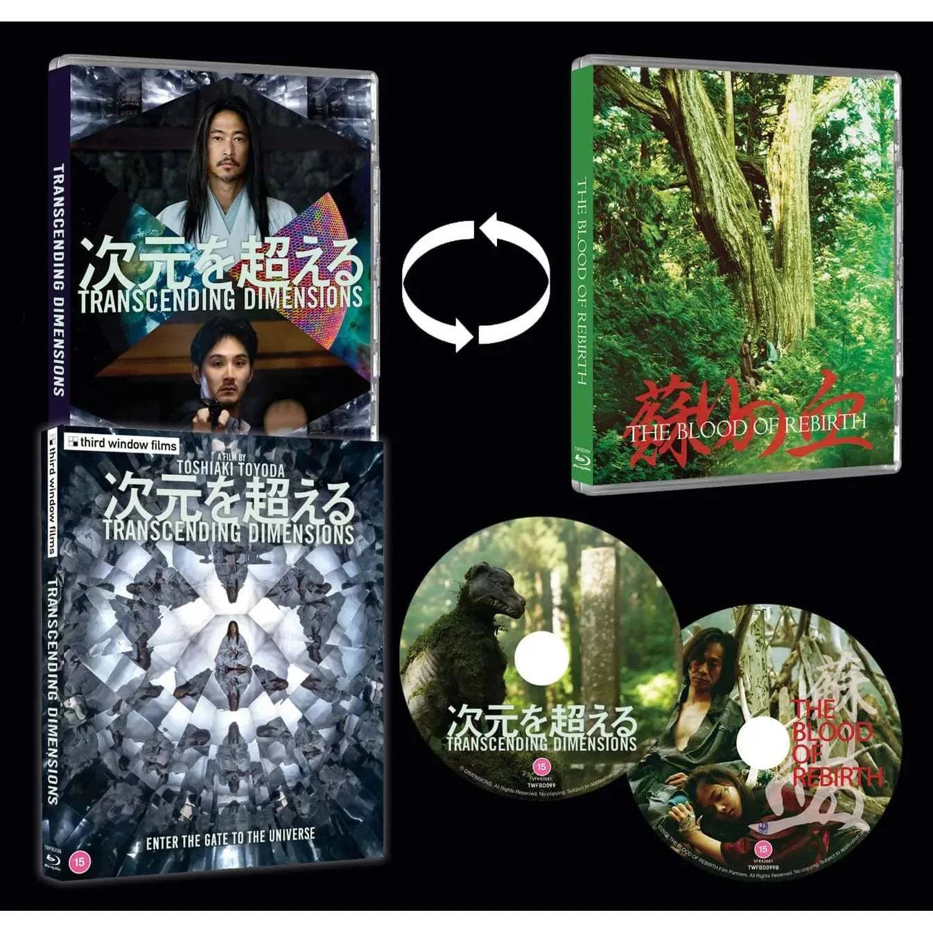 PRE-ORDER Transcending Dimensions Limited Edition Blu-Ray with Slipcover by Third Window Films Region Free Deepstar Six 4K UHD