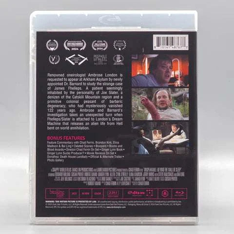 Unspeakable Beyond the Wall of Sleep Blu-Ray with limited edition slipcover by Dark Star Pictures pre-order cover