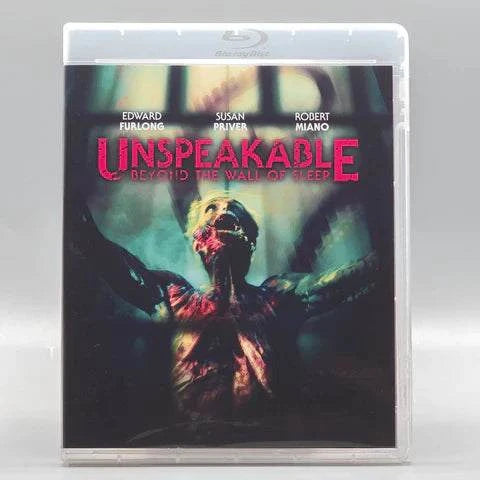 Unspeakable Beyond the Wall of Sleep Blu-Ray with limited edition slipcover by Dark Star Pictures pre-order packaging
