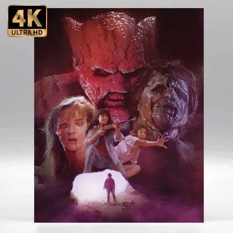 Demonwarp 4K UHD Blu-ray limited edition slipcover packaging with exclusive bonus features and restored 4K film quality