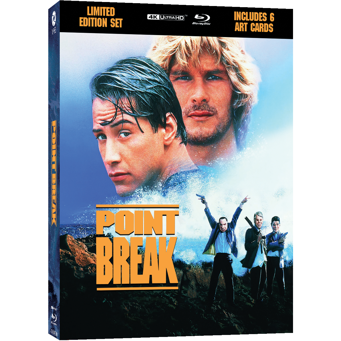PRE-ORDER: Point Break (1991) - 4K UHD & Blu-ray Limited Edition 3D Lenticular Hardcase + Art Cards