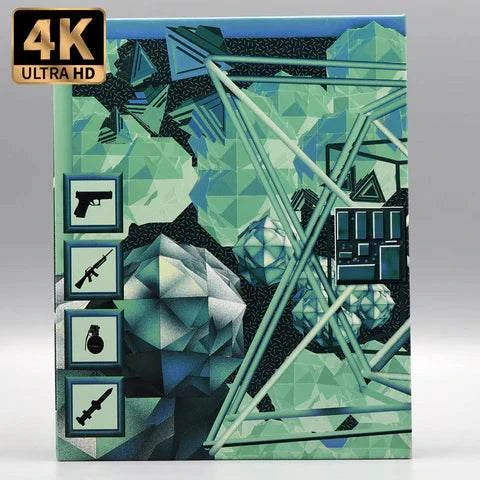 Virtuosity 4K UHD + Blu-Ray with Slipcase featuring sci-fi cyberpunk cover art.