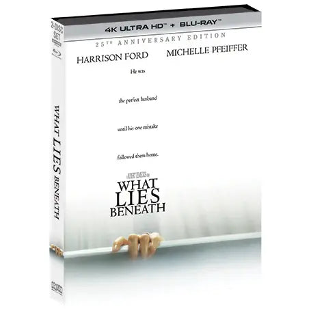 What Lies Beneath 25th Anniversary Edition 4K UHD Blu-Ray with limited edition slipcover.