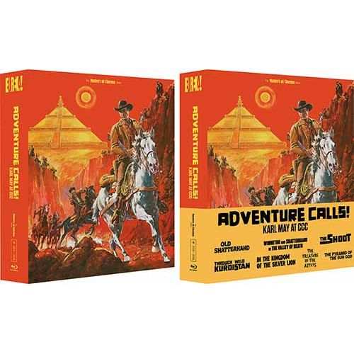 Limited edition Karl May Blu-Ray box set with slipcase and booklet featuring seven restored films