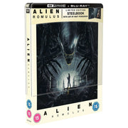 Alien Romulus 4K Ultra HD Blu-Ray Limited Edition Steelbook with Matt Ferguson art showing sci-fi horror scene