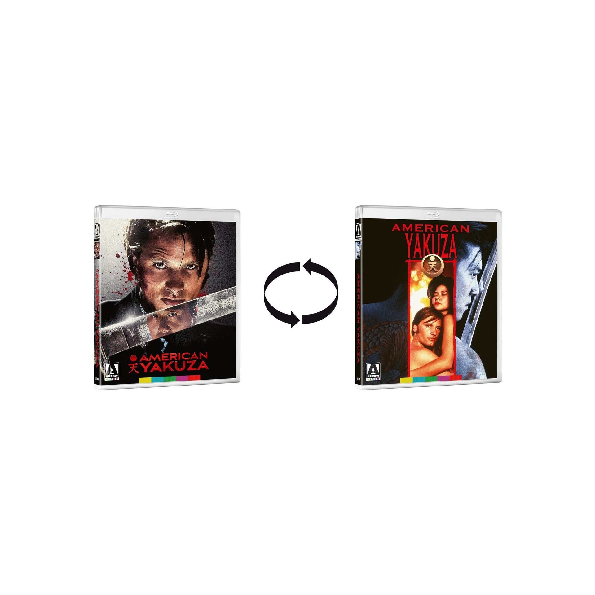 American Yakuza Limited Edition Blu-Ray with reversible slipcover and booklet by Arrow Video US