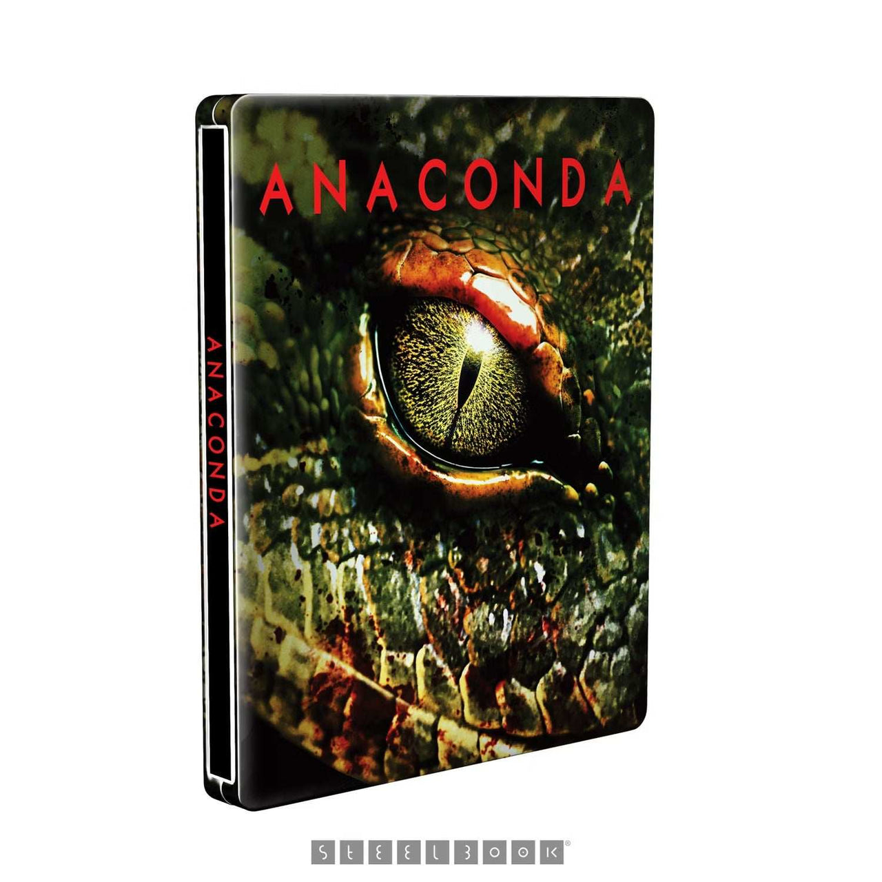 Anaconda (1997) UK Limited Edition Steelbook 4K Ultra HD with close-up snake eye cover design