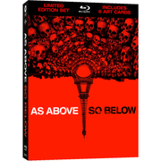 As Above So Below 2014 Blu-ray limited edition 3D lenticular hardcase with skull art cover and included art cards