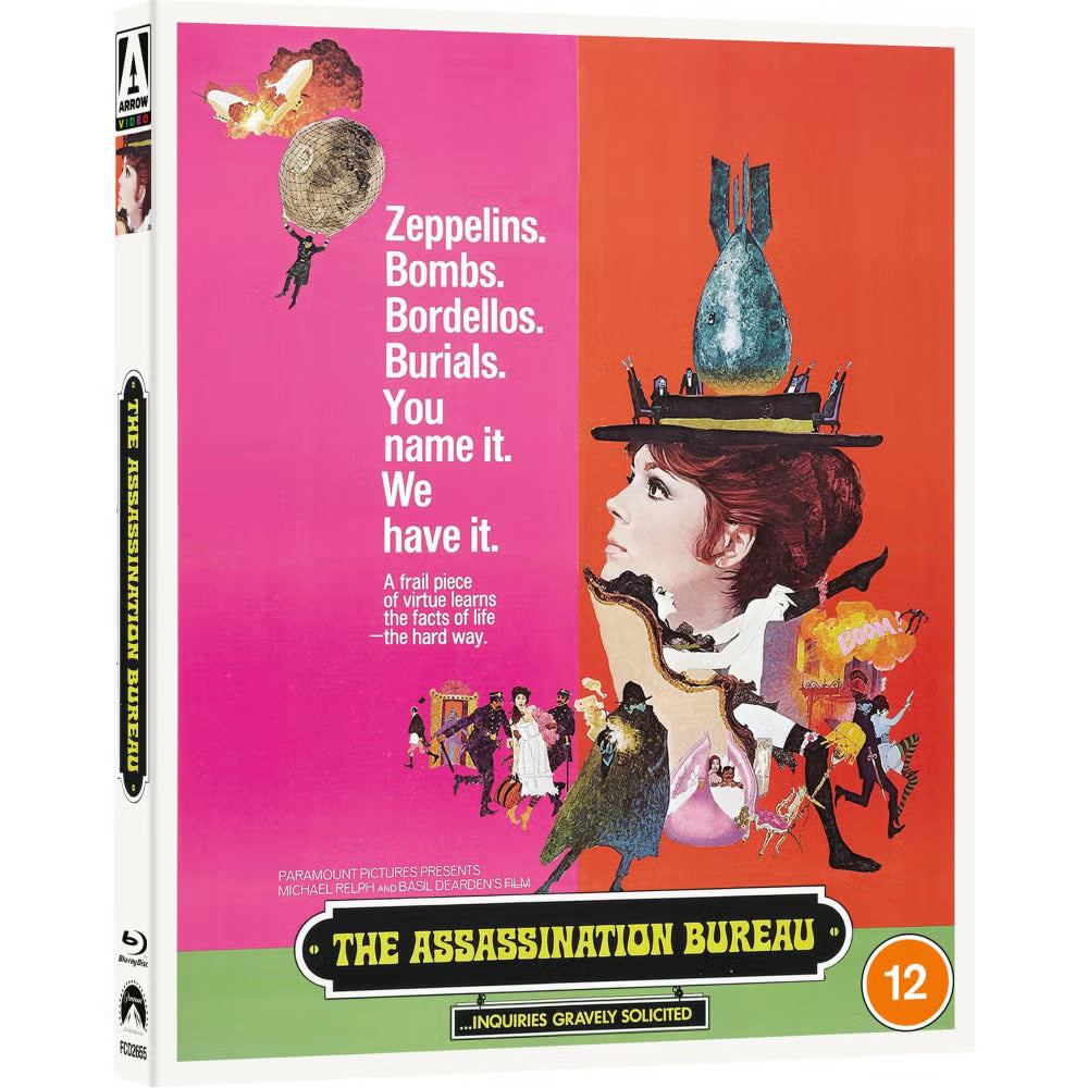 PRE-ORDER: The Assassination Bureau Blu-Ray w/ Slipcover + Booklet (Arrow Films UK) [REGION B]