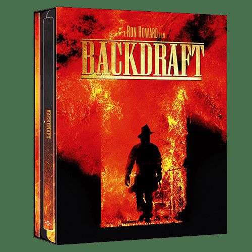 Backdraft 30th Anniversary limited edition 4K UHD and Blu-Ray steelbook with full slip cover and exclusive extras