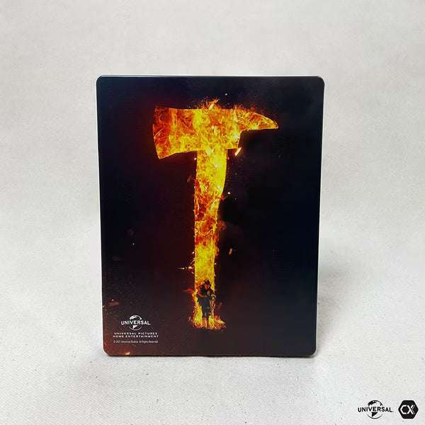 Backdraft 30th Anniversary limited edition steelbook with fiery axe design and protective packaging