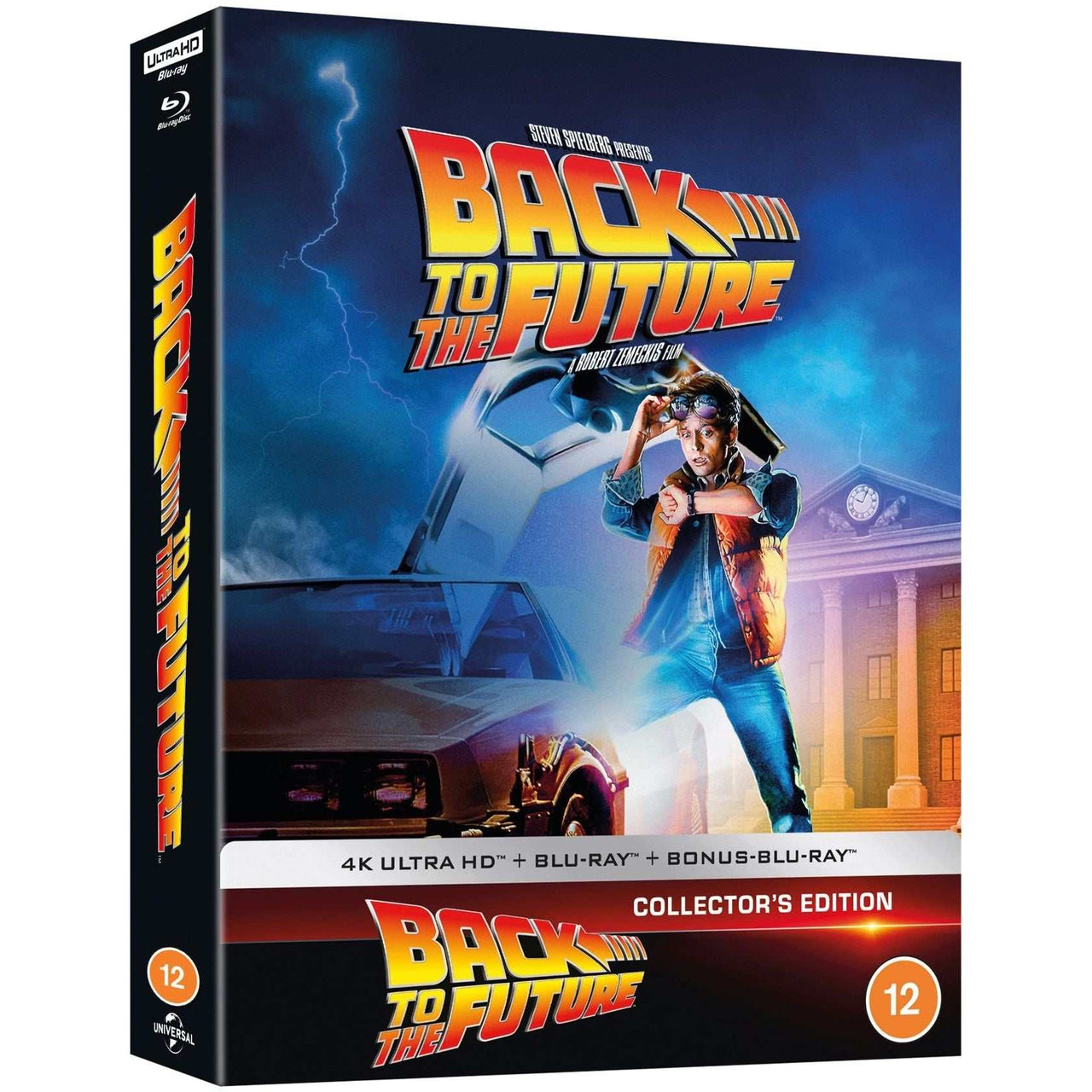 Back To The Future UK Limited Collector's Edition Steelbook 4K Ultra HD and Blu-Ray with bonus disc and rigid case