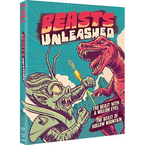 PRE-ORDER: Beasts Unleashed - The Beast With A Million Eyes / The Beast Of Hollow Mountain Limited Edition Blu-Ray (Eureka! UK) [REGION B]