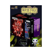 Beetlejuice 4K UHD limited edition box set with Blu-Ray, lenticular 3D cover, mug, T-shirt, and Funko Pop collectibles