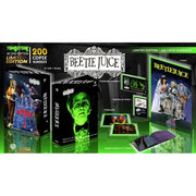 Beetlejuice 4K UHD limited edition box set with exclusive artwork, poster, booklet, and collectibles