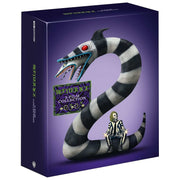Beetlejuice 2-film limited collectors edition steelbook set with light-up sign, 4K Ultra HD and Blu-Ray, region free.
