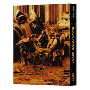 Black Hawk Down Steelbook 4K UHD and Blu-Ray double lenticular full slip with embossed title and military rescue scene cover.