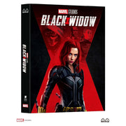 Black Widow Steelbook collectible lenticular full slip with embossed title and glossy finish featuring Marvel Studios design