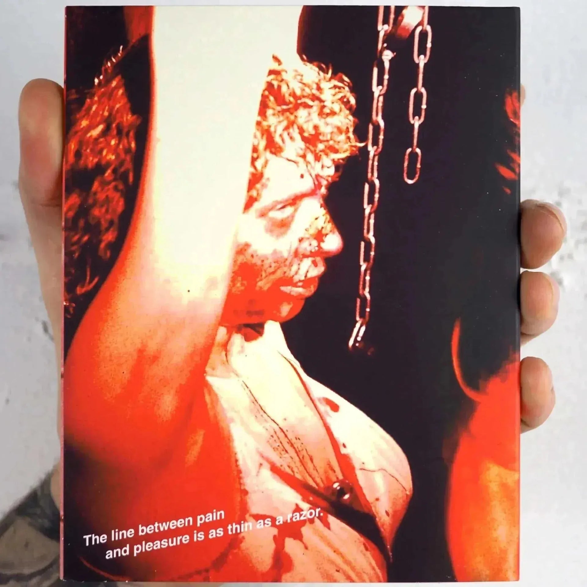 VHSHitfest - Blind Faith slasher thriller cover image with slipcover featuring intense scene.