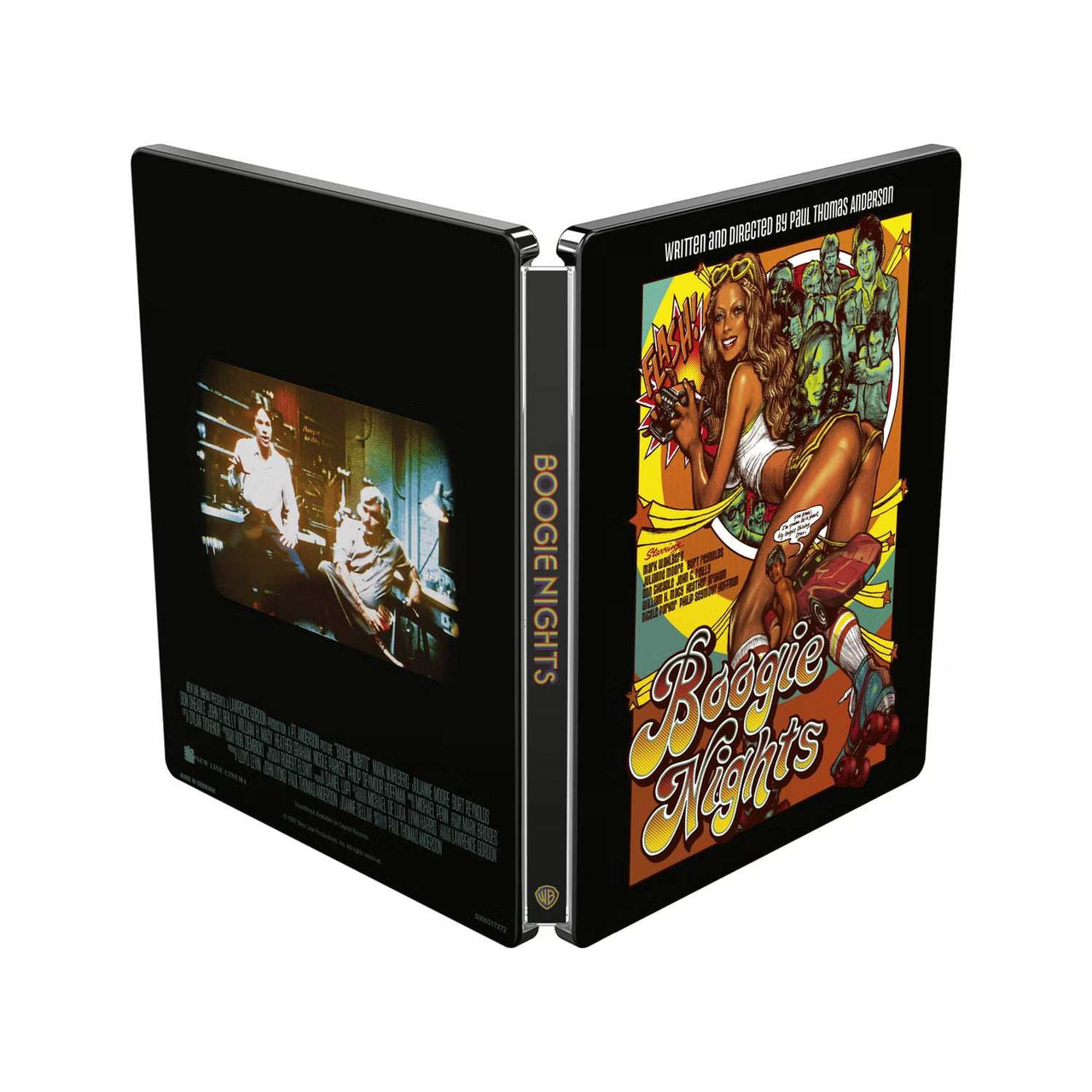 Boogie Nights Warner Brothers UK Limited Edition Steelbook 4K Ultra HD and Blu-Ray Pre-Order Region Free