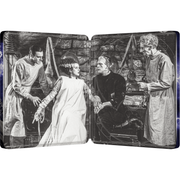 The Bride Of Frankenstein UK limited edition steelbook 4K UHD and Blu-ray interior artwork black and white scene