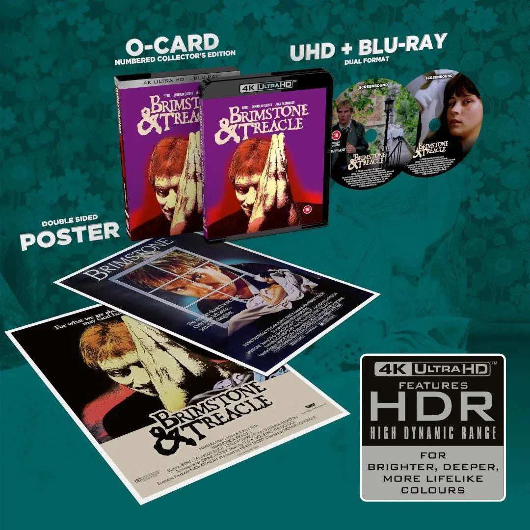 Brimstone and Treacle Limited Edition 4K UHD + Blu-Ray with Razor Blade Smile preorder and exclusive extras