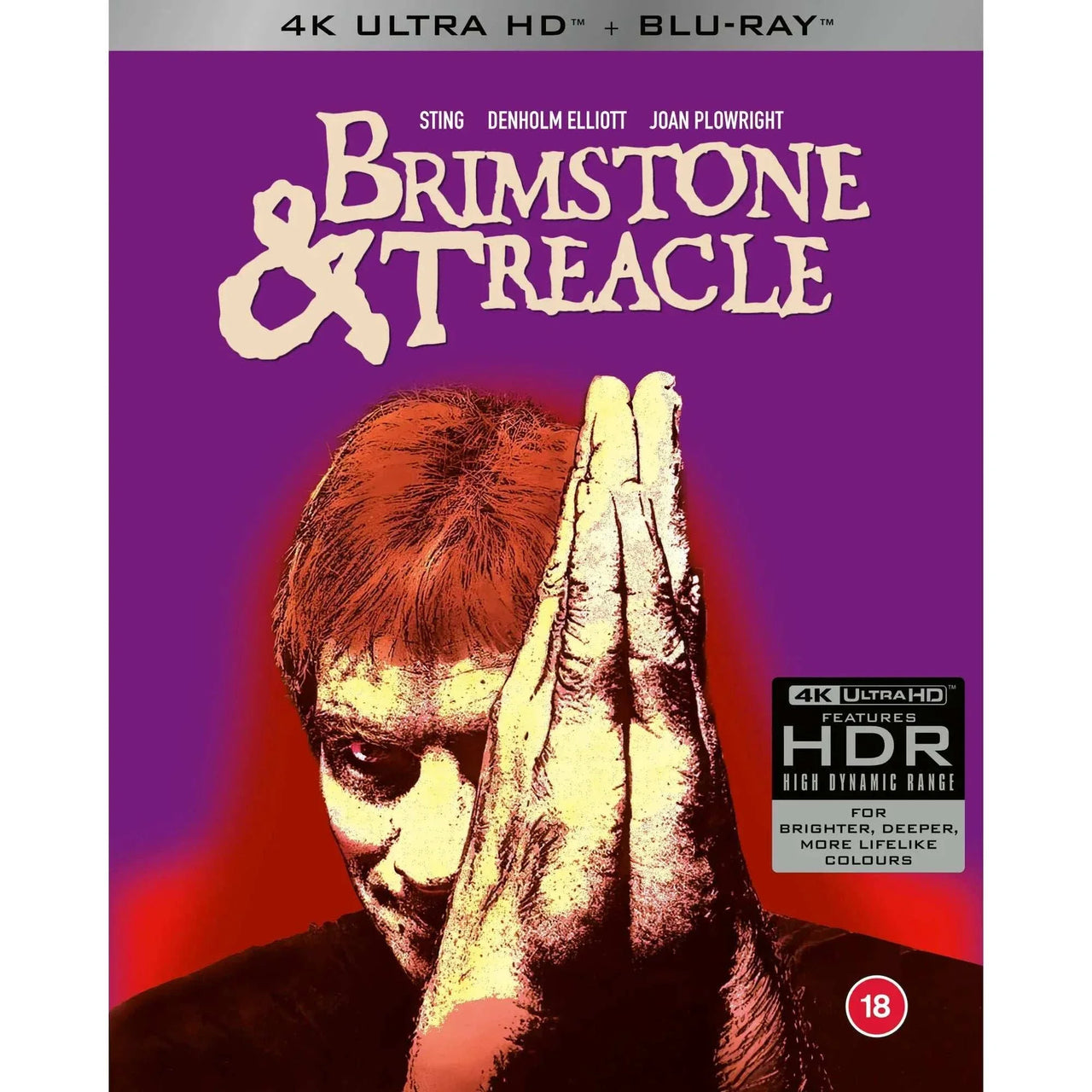 Brimstone and Treacle Limited Edition 4K UHD + Blu-Ray pre-order with Razor Blade Smile focus