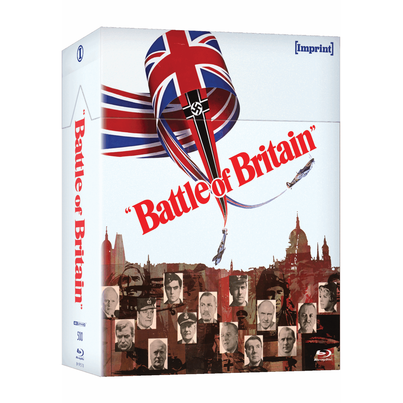 Limited edition Battle of Britain 1969 4K UHD and Blu-ray hardbox with hardback booklet featuring restored aviation epic and historic cast