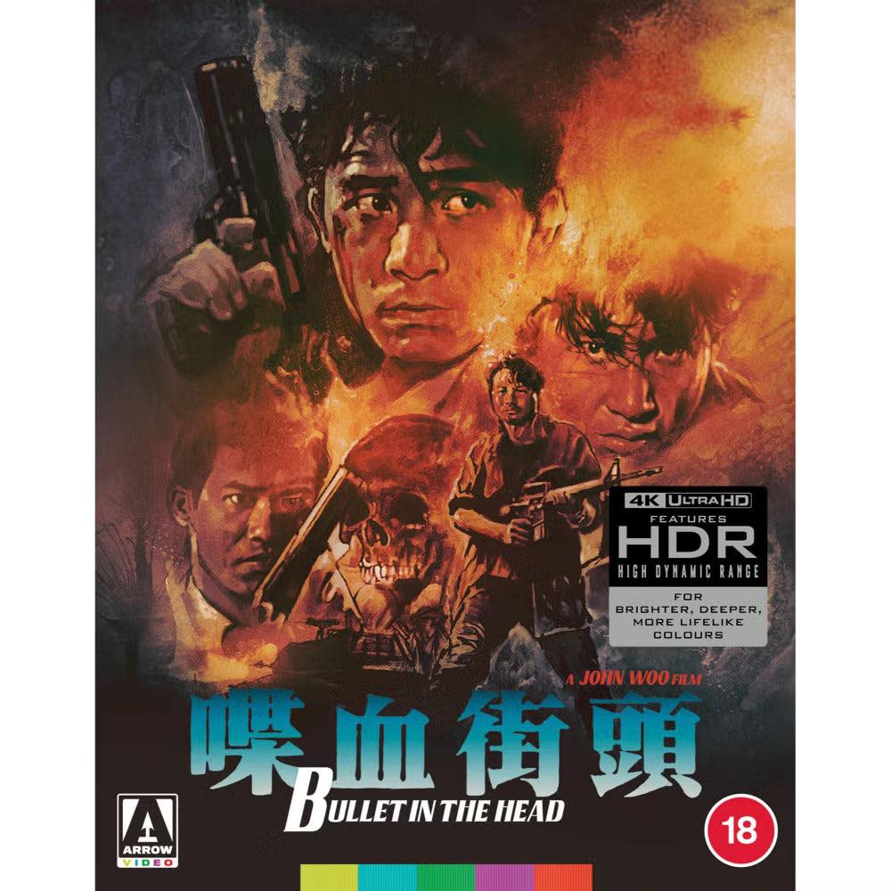 Bullet In The Head limited edition 4K UHD and Blu-Ray slipcase by Arrow Films UK pre-order cover
